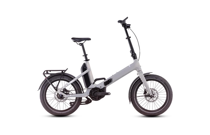 Cube Elcykel Fold Hybrid Comfort 500Wh Pearlysilver/White
