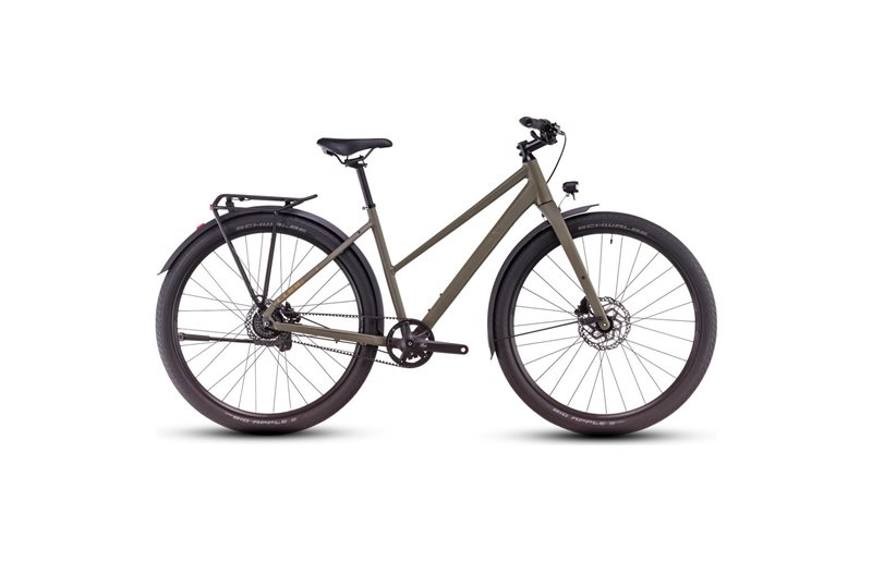 Hybridipyörä Cube Hyde Pro FE Mid Dustyolive/Gold