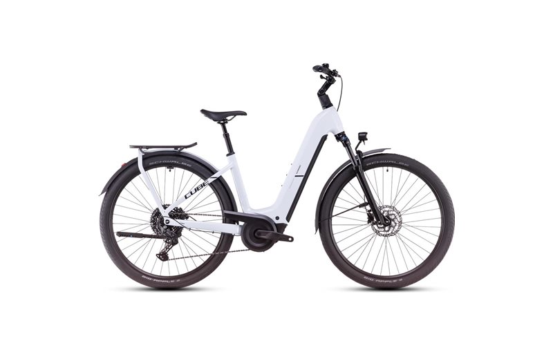 Sähköpyörä Cube Kathmandu One 800Wh Low Polarwhite/Black