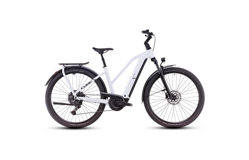 Cube Elcykel Kathmandu Hybrid One 800Wh Mid Polarwhite/Black