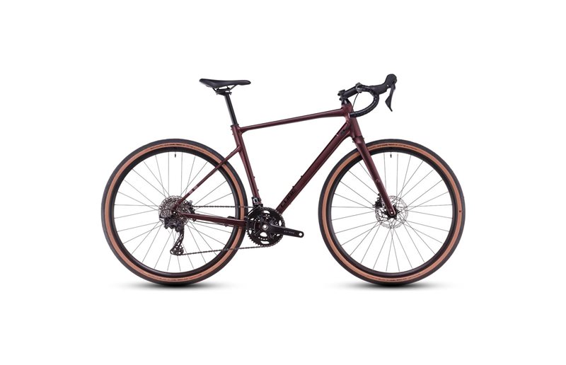 Gravel pyörä Cube Nuroad Race Rubyred/Gloss