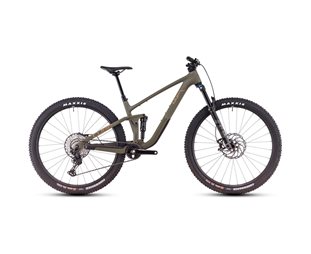 Täysjousto maastopyörä Cube Stereo One22 C:62 TM 29 Dustyolive/Gold