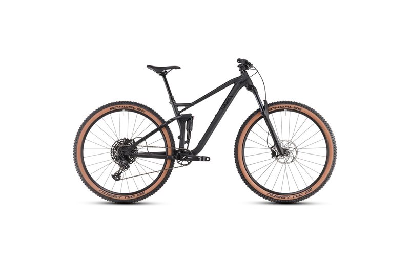 Täysjousto maastopyörä Cube Stereo One22 Pro Metalblack/Black