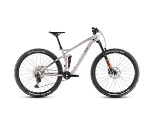 Cube Täysjousto maastopyörä Stereo One22 Race Rawmetal/Black