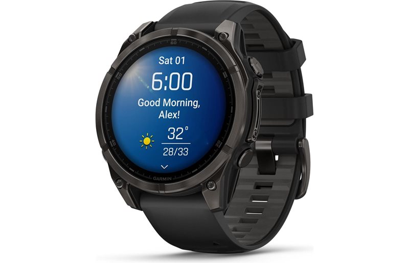 Träningsklocka Garmin Fenix 8 Amoled Sapphire 47mm black/black