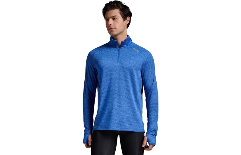 2XU Juoksupaita Ignition 1/4 Zip Nebula/Black Reflective