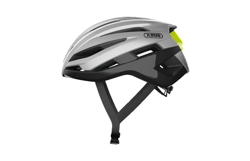 Maantiekypärä ABUS StormChaser Gleam Silver