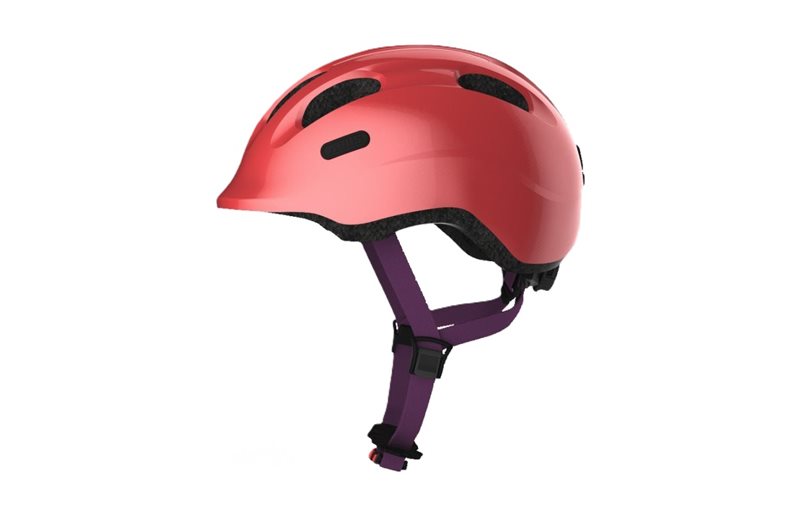 Cykelhjälm barn Abus Smiley 2.1 Mips Sparkling Peach