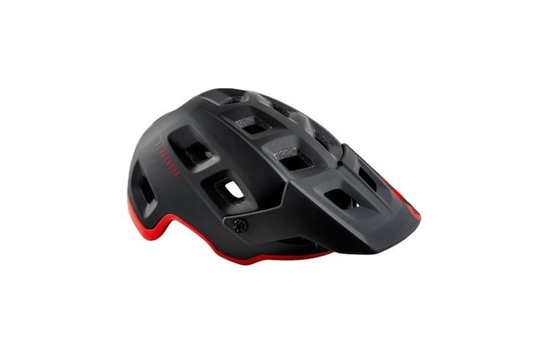 Met Cykelhjälm MTB Terranova Black Red/Matt Glossy