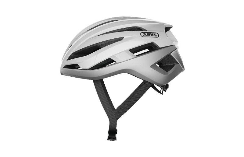 Maantiekypärä ABUS StormChaser Polar White