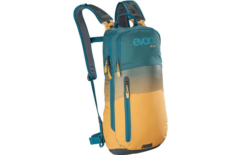 Evoc Vätskeryggsäck CC 6L + 2L Blåsa Petrol/Loam