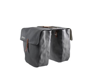 Brooks Bagasjebærerveske Brick Lane Panniers 30L Grey