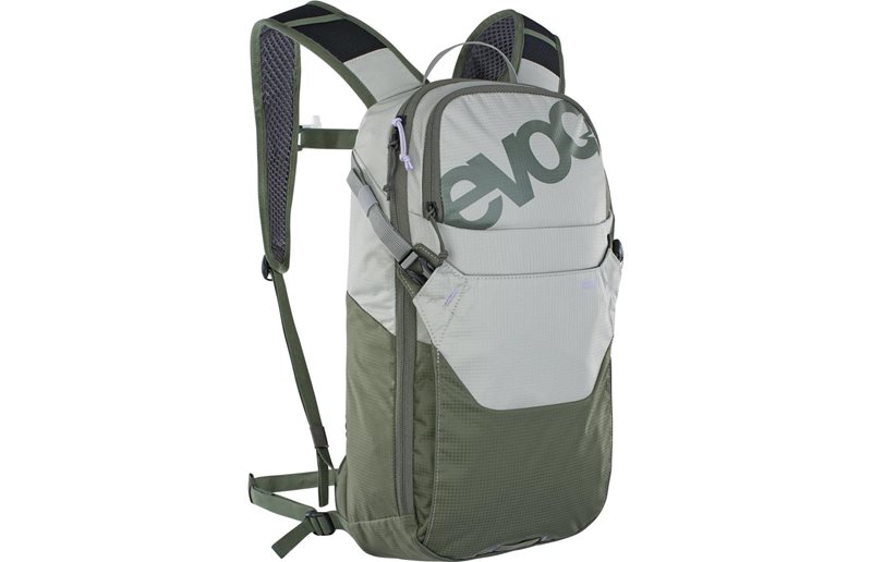 Evoc Pyöräilyreppu Ride 8 + 2L rakko Stone/Dark Olive