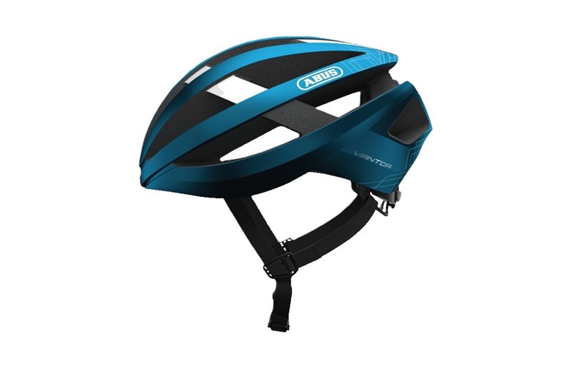 Lasten pyöräilykypärä ABUS Viantor Steel Blue