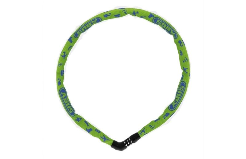 Yhdistelmälukko ABUS Steel-O-Chain 4804C/75 Limevihreä Symbols