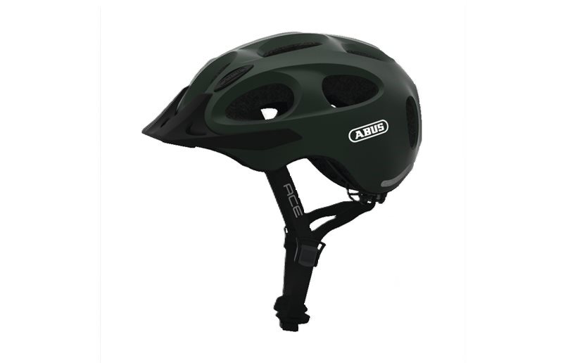 Pyöräilykypärä ABUS Youn-I Ace Metallic Green