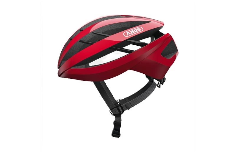 Lasten pyöräilykypärä ABUS Aventor Racing Red