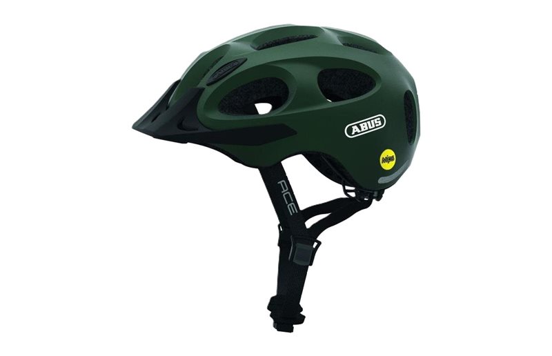 Pyöräilykypärä ABUS Youn-I Ace Mips Metallic Green