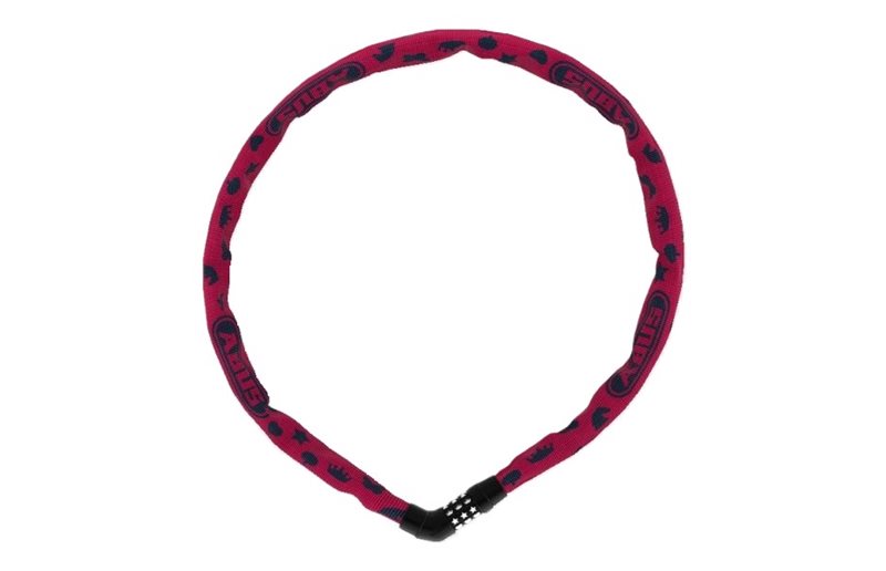 Yhdistelmälukko ABUS Steel-O-Chain 4804C/75 Pinkki
