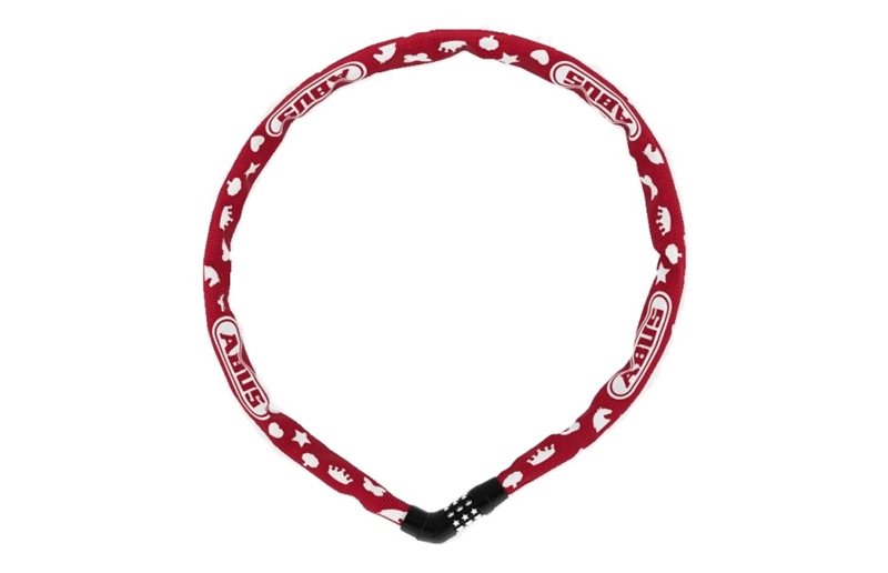 Yhdistelmälukko ABUS Steel-O-Chain 4804C/75 Punainen Symbols