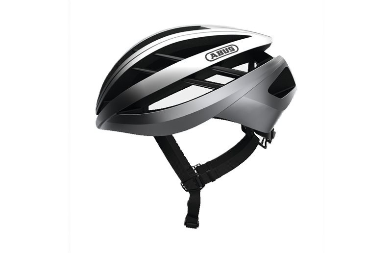 Abus Cykelhjälm Aventor Gleam Silver