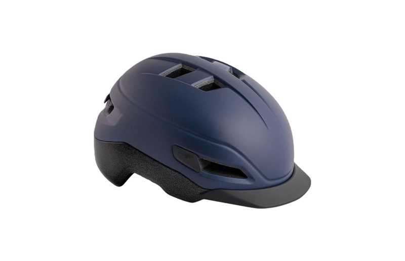 Pyöräilykypärä MET Grancorso Deep Blue/Matt/Heijastava