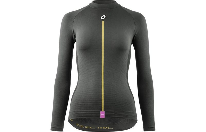Assos Alusasut Wom 2/3 Ls Skin Layer P1 Anthracite Grey