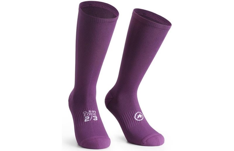 Assos Cykelstrumpor Spring Fall Unisea Socks Alchemy Purple