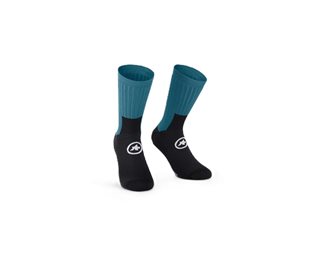 Assos Cykelstrumpor Trail Socks T3 Pruxian Blue