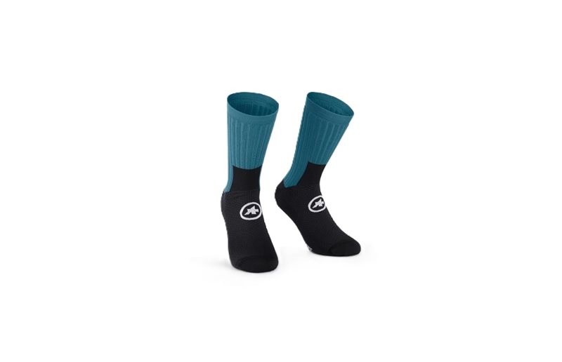 Assos Pyöräilysukat Trail Socks T3 Pruxian Blue