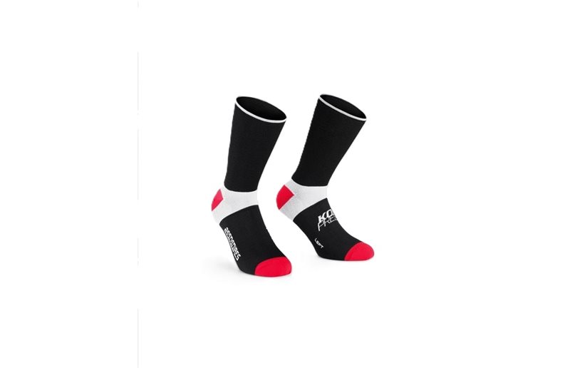 Assos Pyöräilysukat Kompressor Socks Black Series