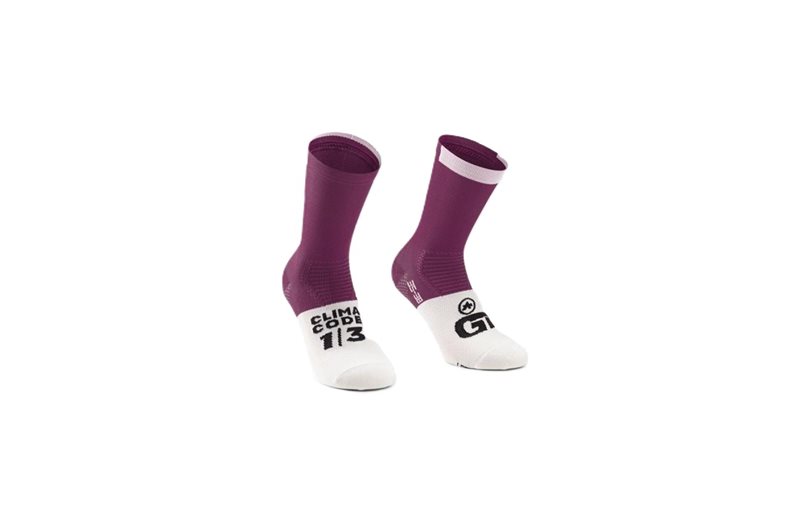 Assos Pyöräilysukat GT Socks C2 Rampant Ruby
