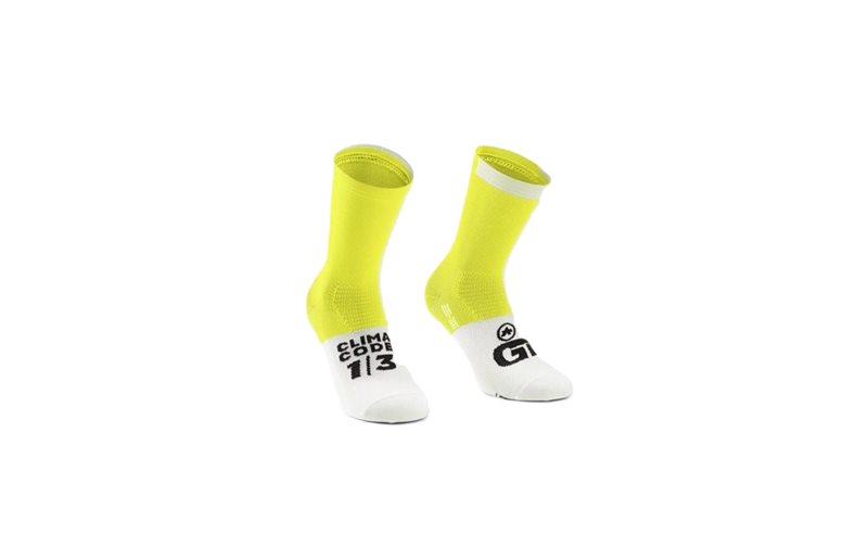 Assos Pyöräilysukat GT Socks C2 Optic Yellow