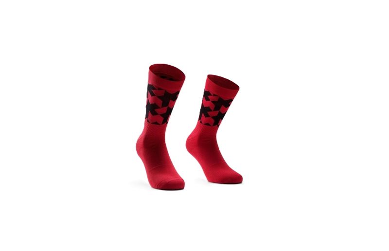 Assos Pyöräilysukat Monogram Socks Evo Katana Red