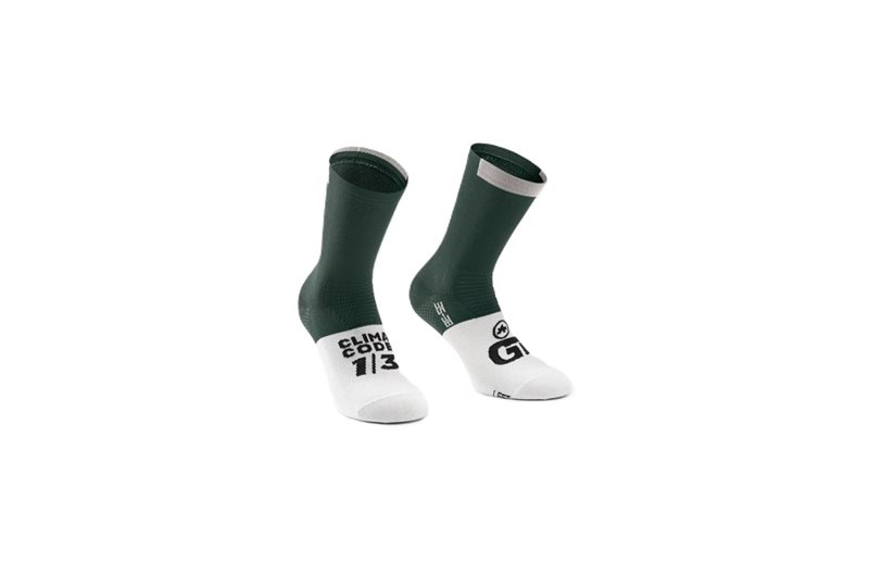 Assos Pyöräilysukat GT Socks C2 Grenade Green