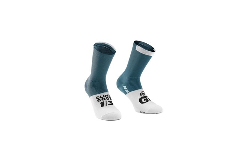 Assos Pyöräilysukat GT Socks C2 Pruxian Blue