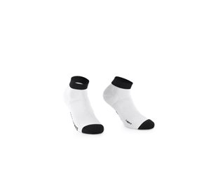 Assos Cykelstrumpor Rs Socks Superleger Low White Series