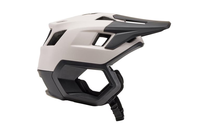 Enduro-kypärä Fox Dropframe Helmet CE Vintage White