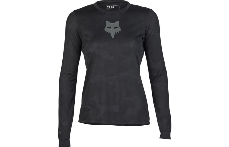 Fox Cykeltröja Dam Ranger Tru Dri LS Jersey Black
