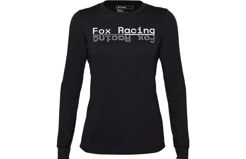 Fox Cykeltröja Dam Ranger Drirelease Md LS Jersey Black