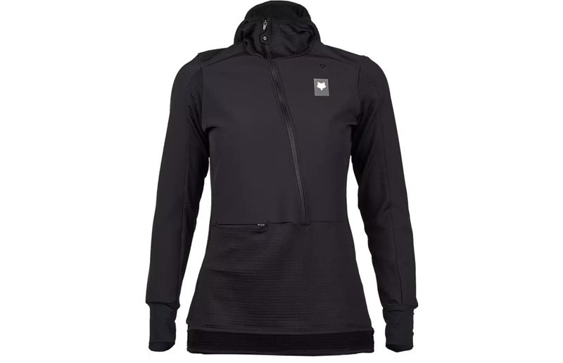 Fox Naisten pyöräilytakki Defend Thermal Hoodie Black