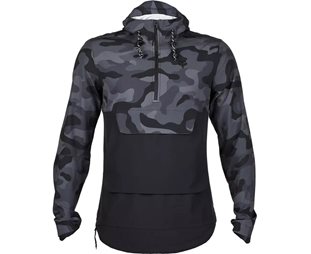 Fox Cykeljacka Ranger Wind Pullover Black Camo