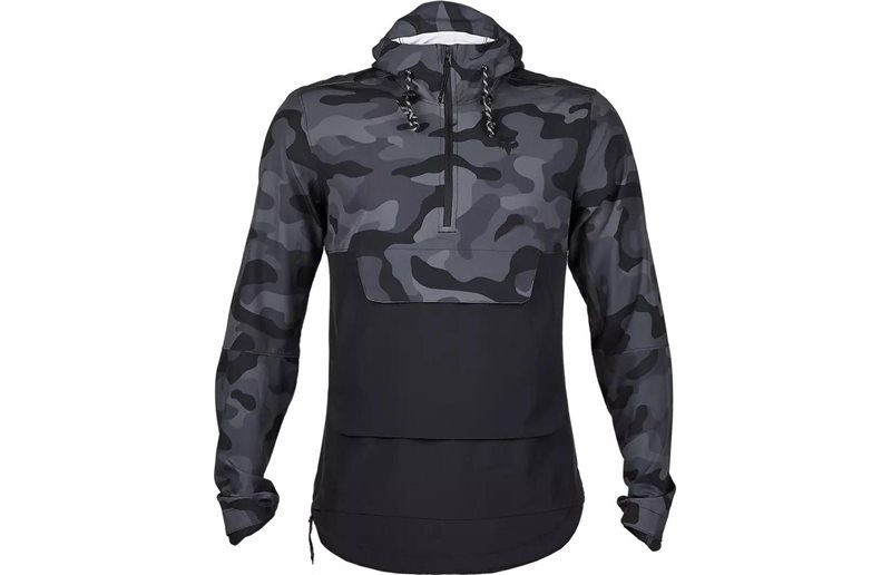 Fox Pyöräilytakki Ranger Wind Pullover Black Camo