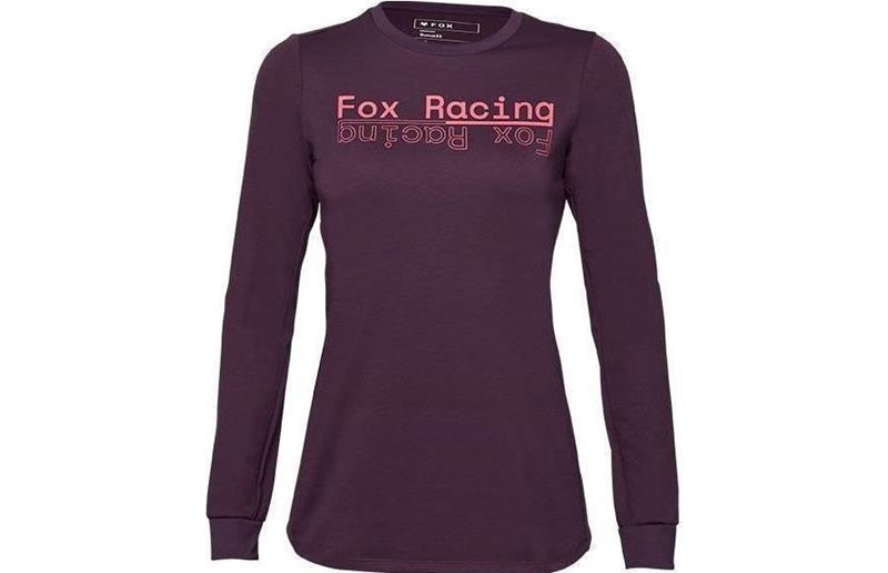Fox Naisten pyöräilypaita Ranger Drirelease Md LS Jersey Dark Purple