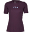 Fox Naisten pyöräilypaita Ranger SS Jersey Wordmark Dark Purple