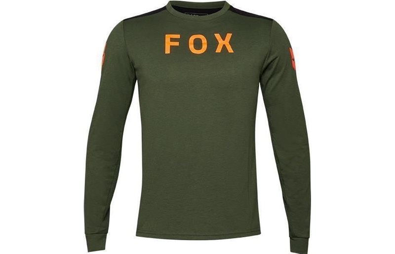 Fox Pyöräilypaita Ranger Drirelease LS Jersey Aviation Dark Sage