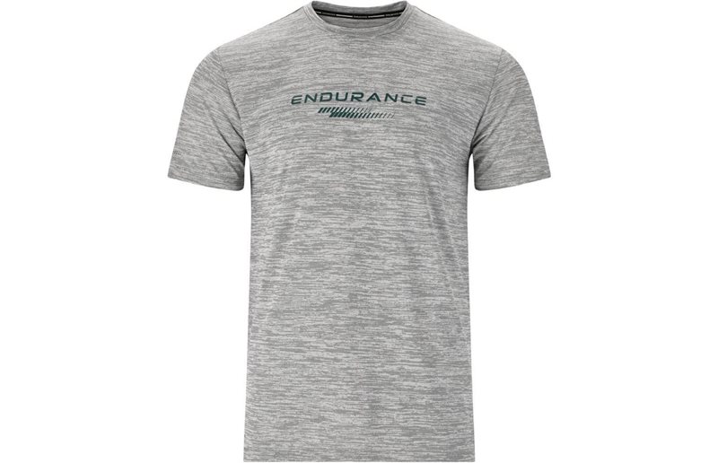Endurance Portofino S/S performance Tee M Mid Grey Melange