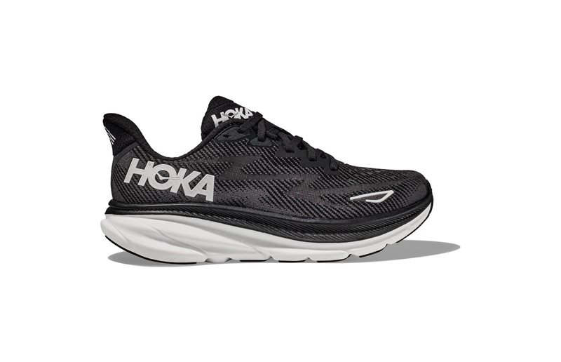 Hoka Juoksukengät M Clifton 9 Black/White