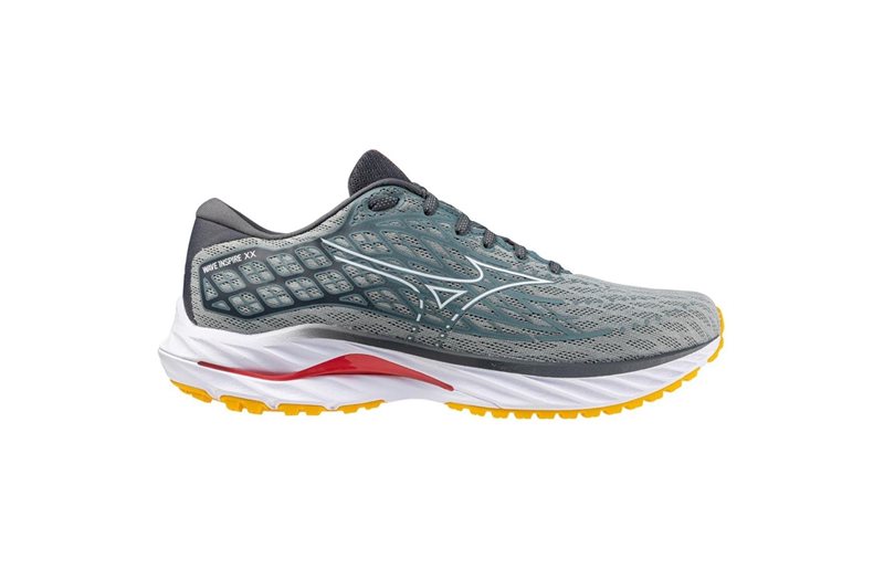 Mizuno Løbesko Wave Inspire 20 Abyss/white/citrus