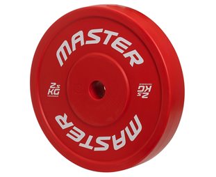 Viktskiva Gummerad Master Fitness Technique Plate 2,5 KG